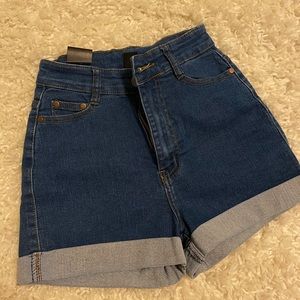 High Waisted Jean Shorts